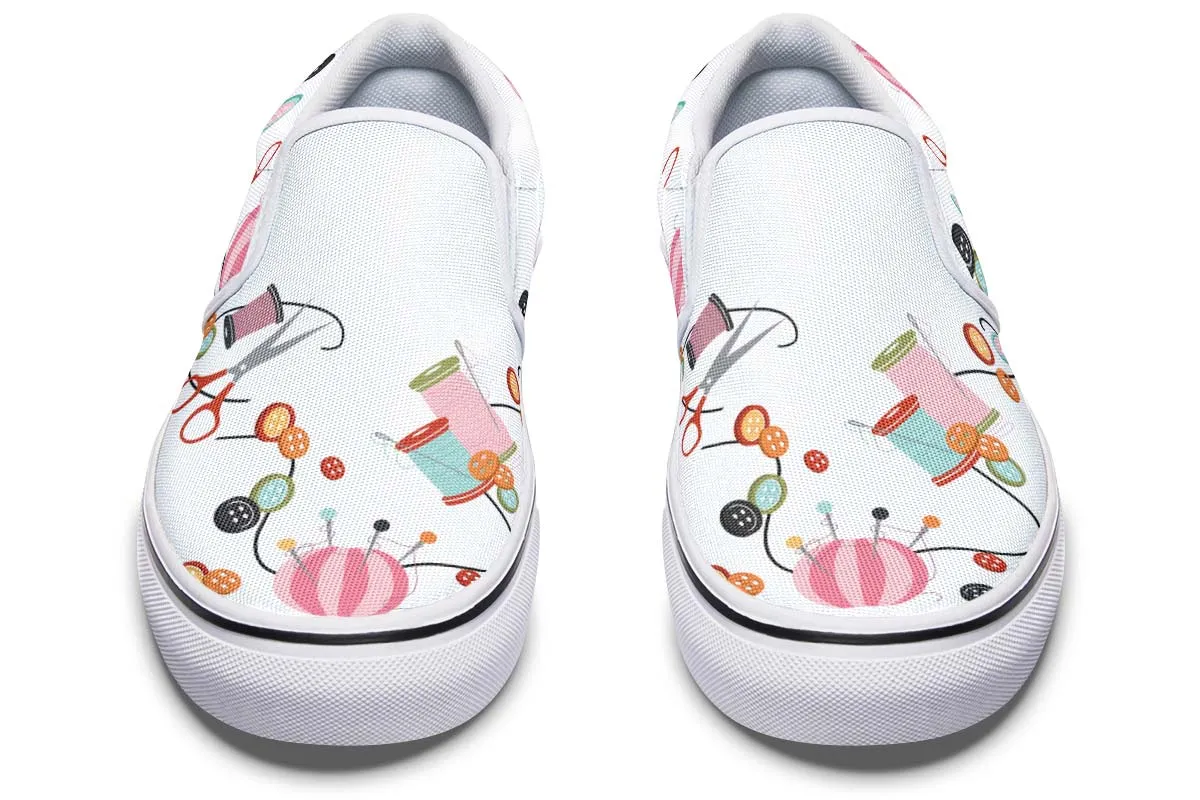 I Heart Sewing Slip-On Shoes