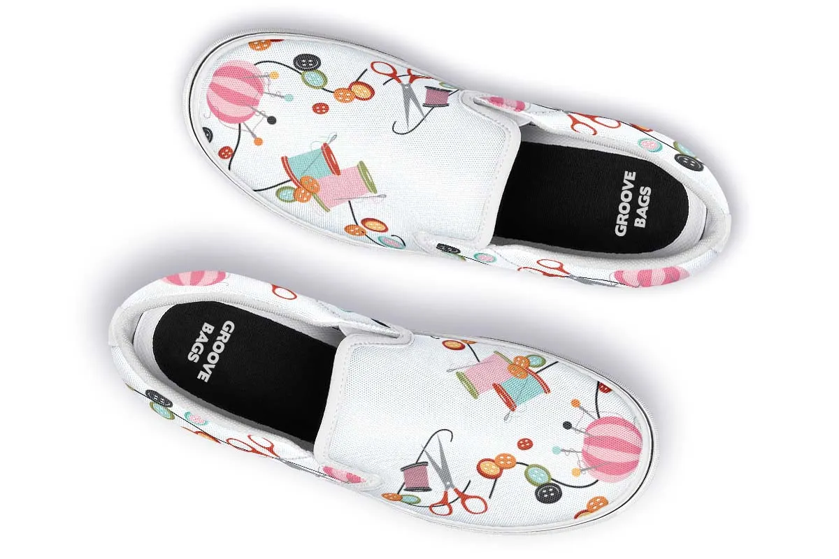 I Heart Sewing Slip-On Shoes