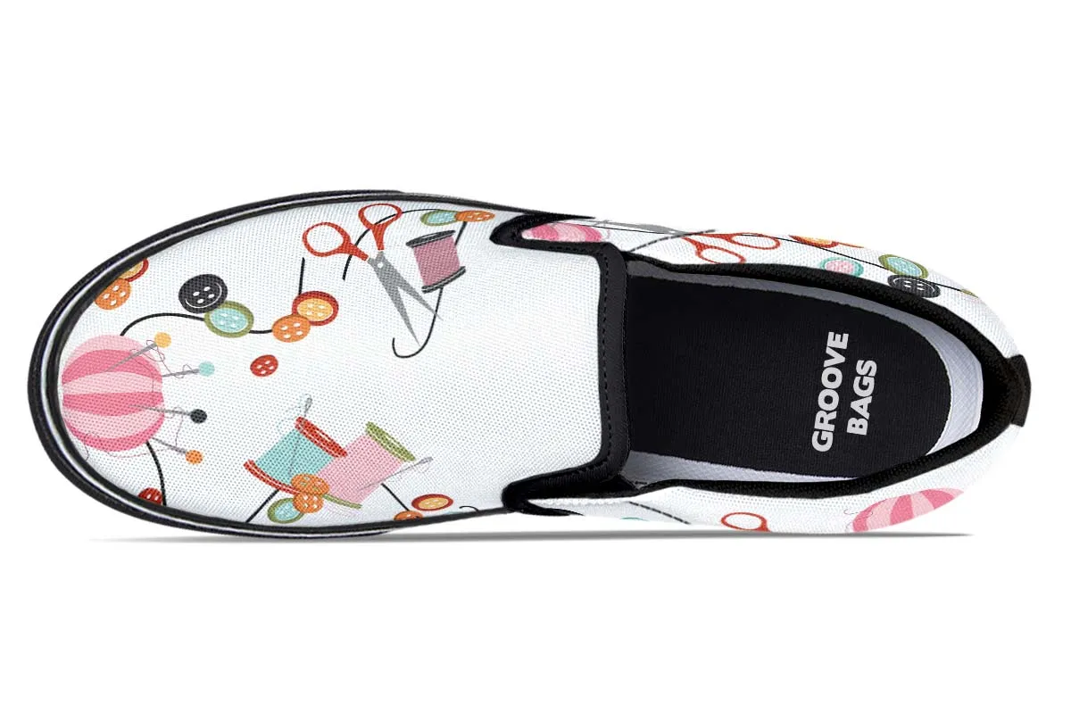 I Heart Sewing Slip-On Shoes