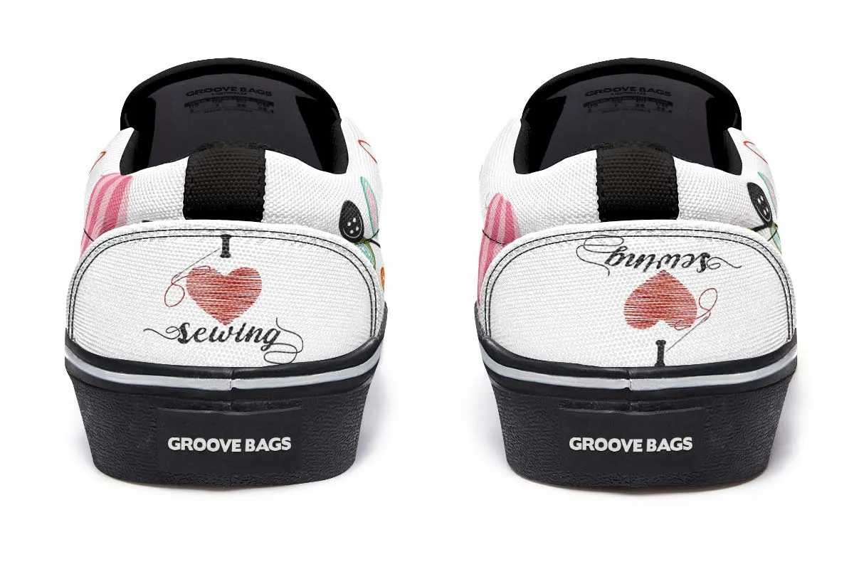I Heart Sewing Slip-On Shoes