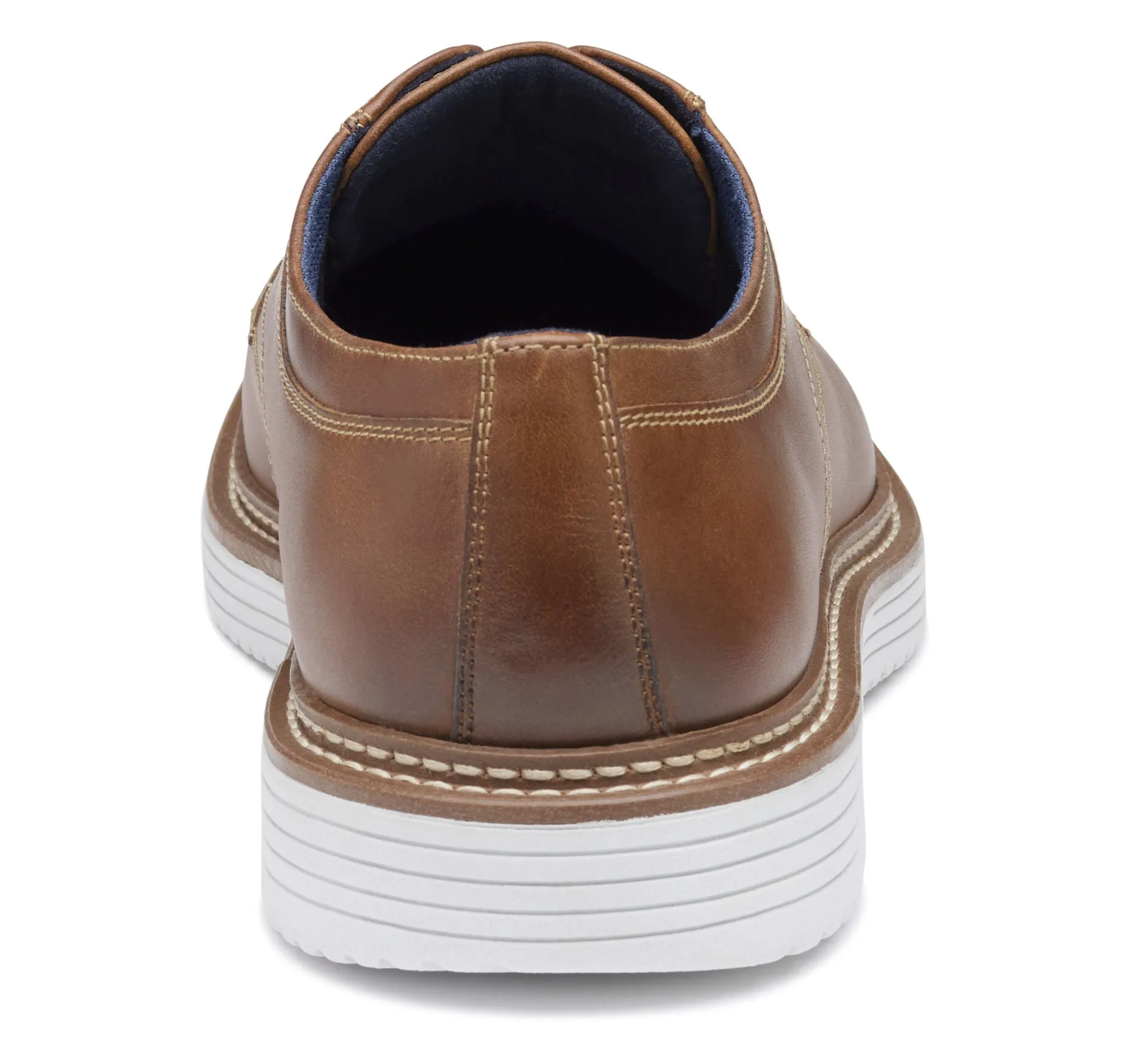 Johnston & Murphy Men's Cason Leather Plain Toe Dress Casual Lace-up Shoe