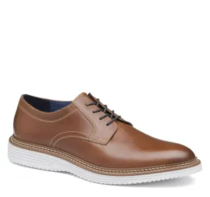 Johnston & Murphy Men's Cason Leather Plain Toe Dress Casual Lace-up Shoe