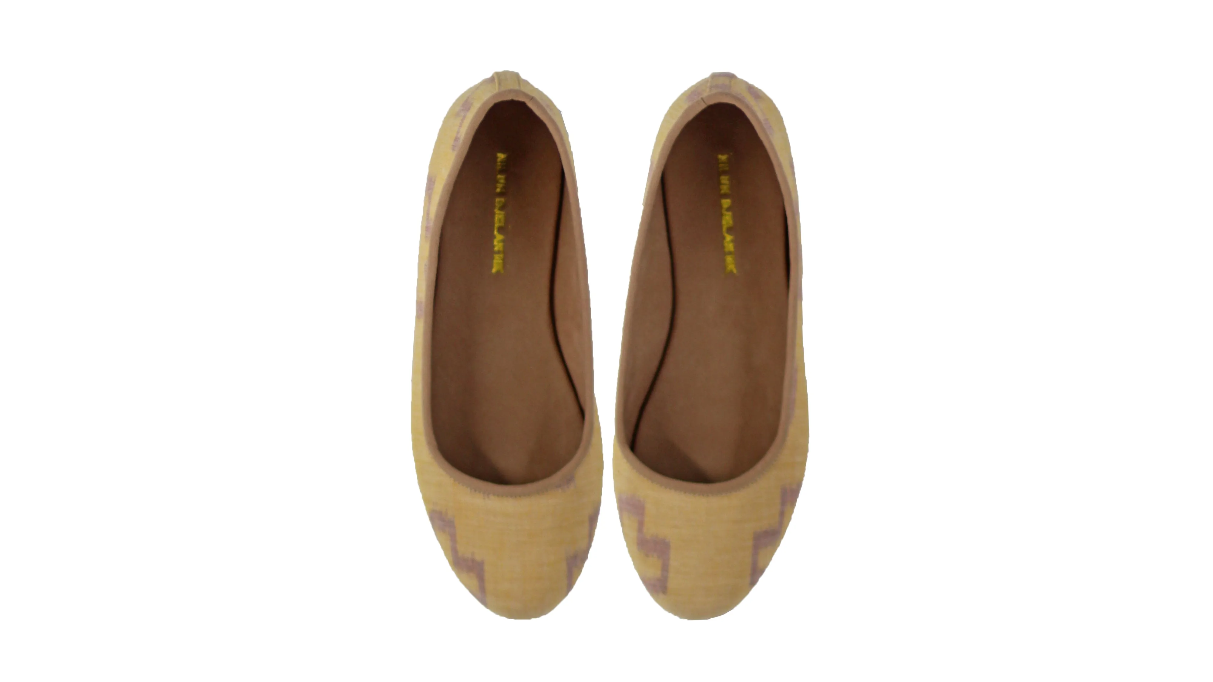 Kate 20mm Ballet - Mustard Pagar Endek