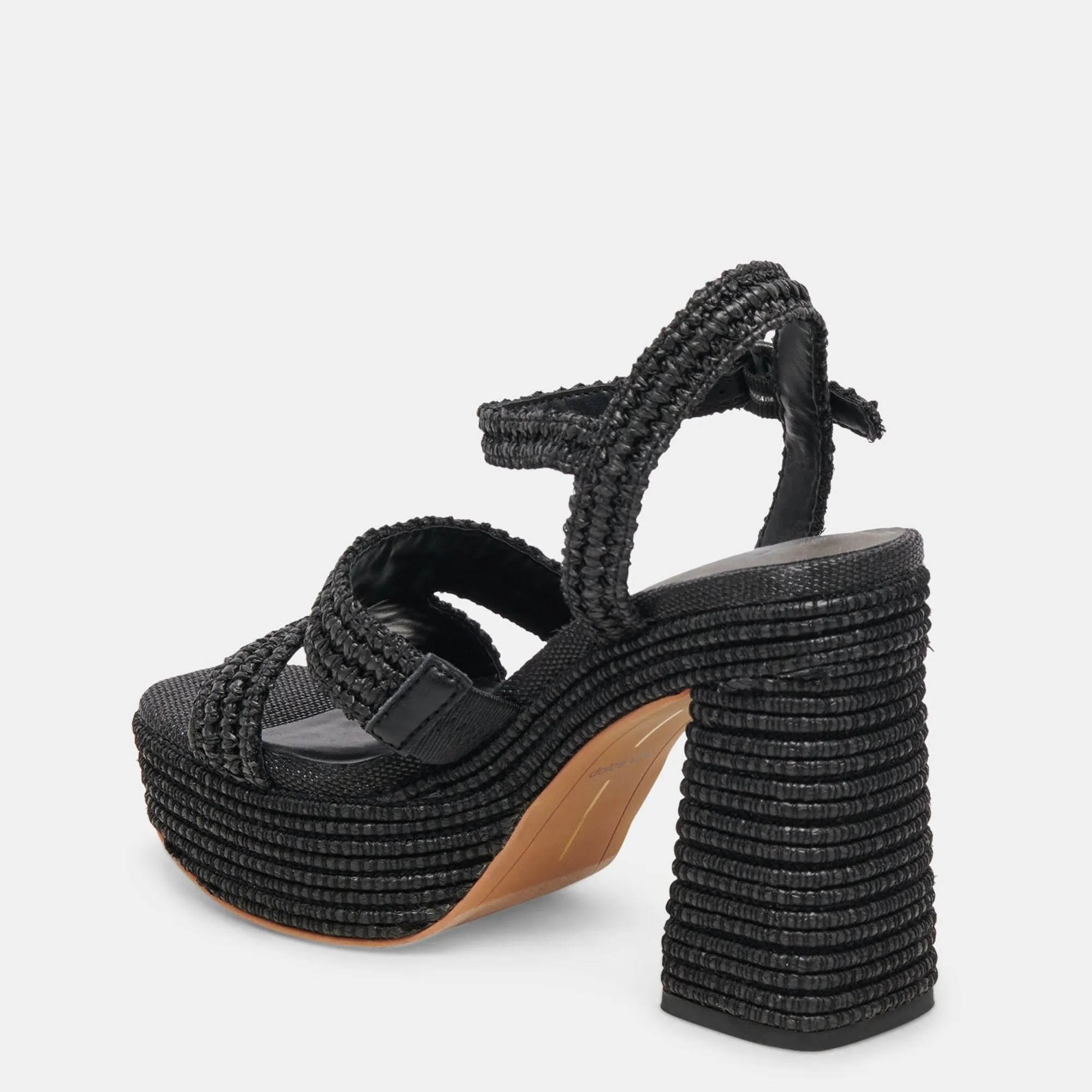 Lacye Heels Onyx Woven