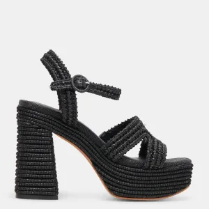 Lacye Heels Onyx Woven
