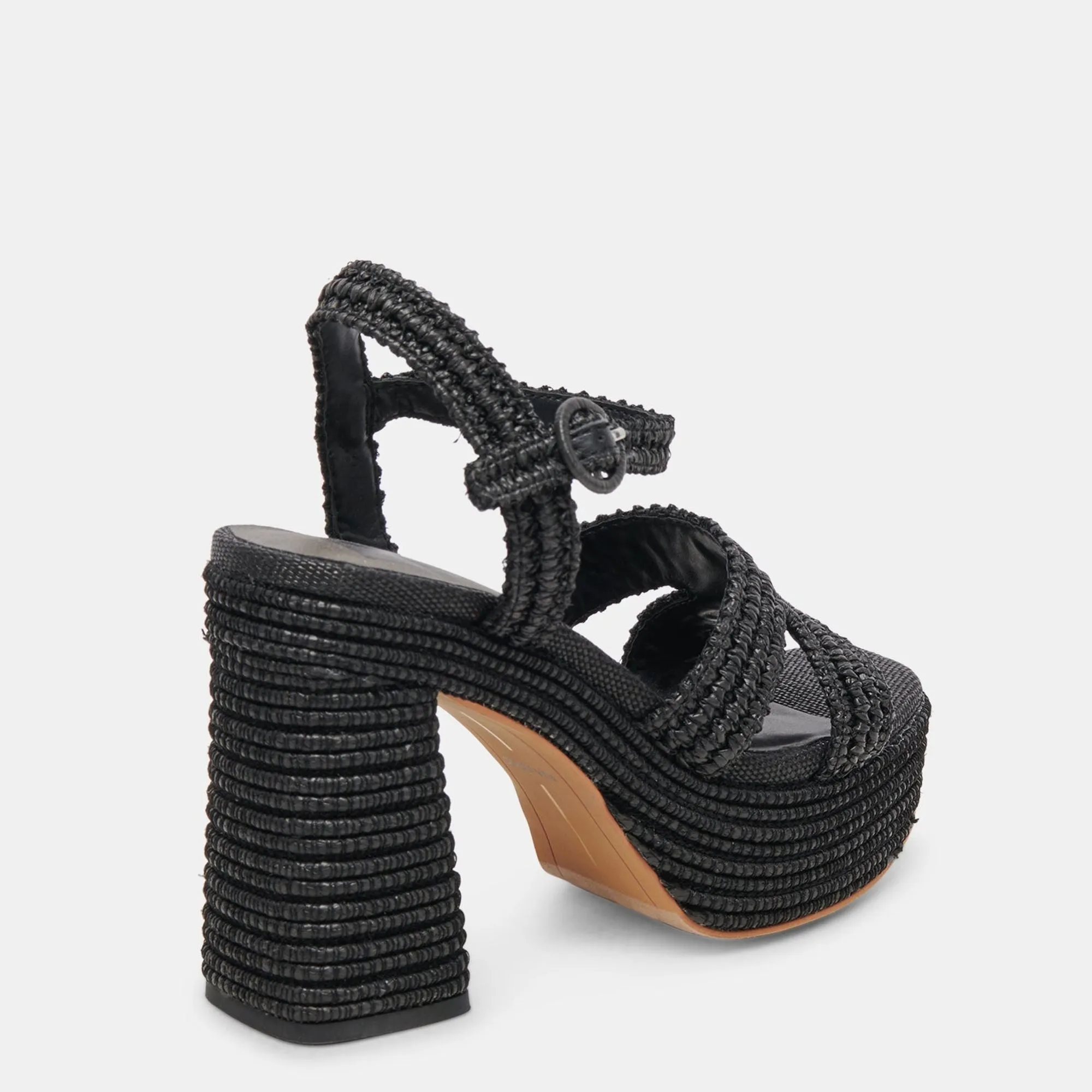 Lacye Heels Onyx Woven