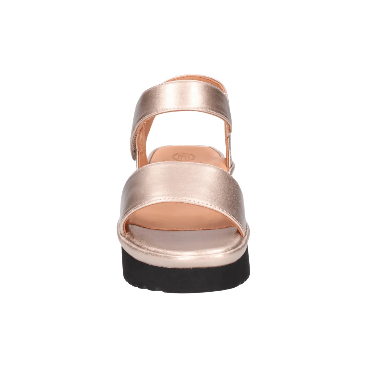 L'Amour Des Pieds Women's Abrilla Champagne Met Nappa