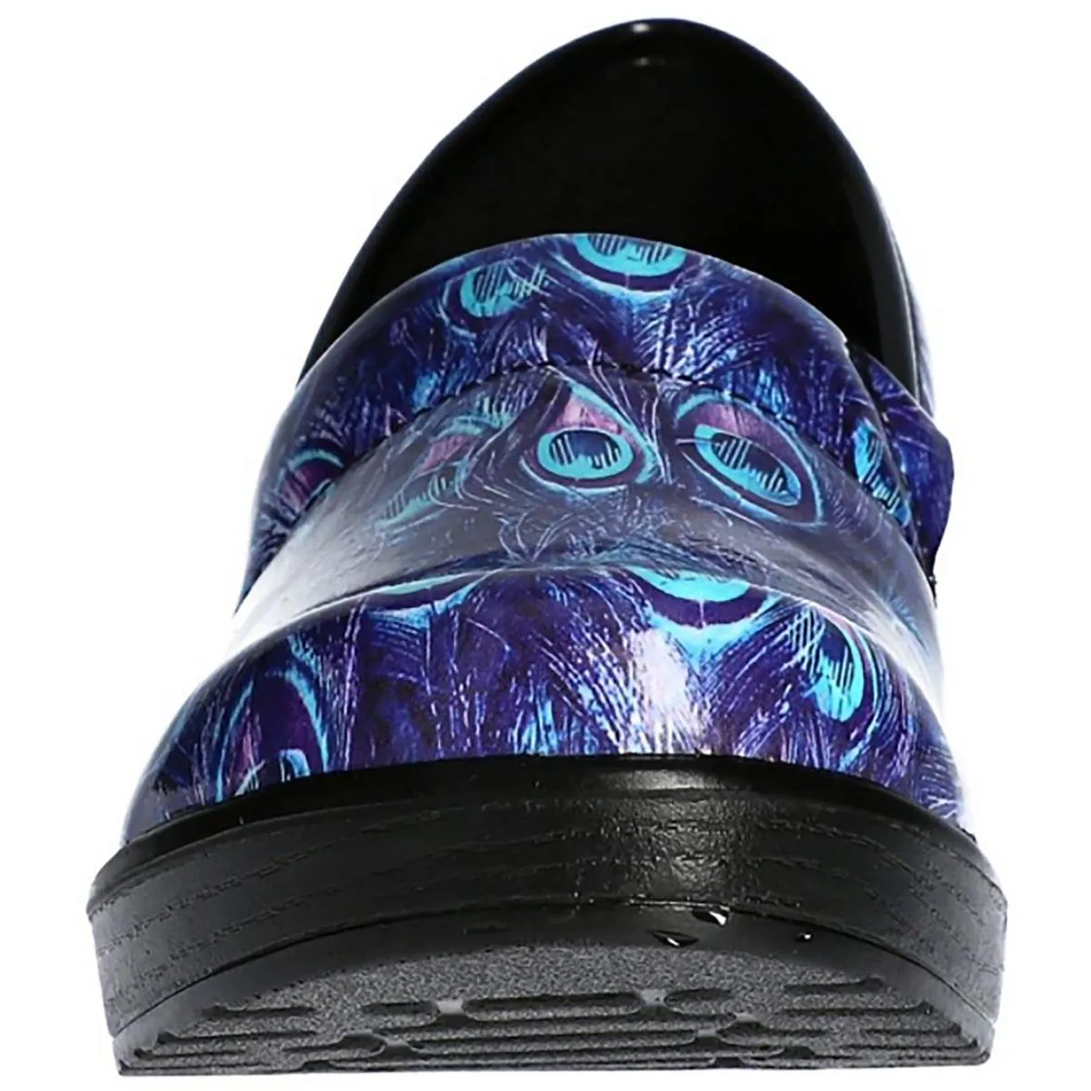 Laurie Womens Faux Leather Slip On Clogs