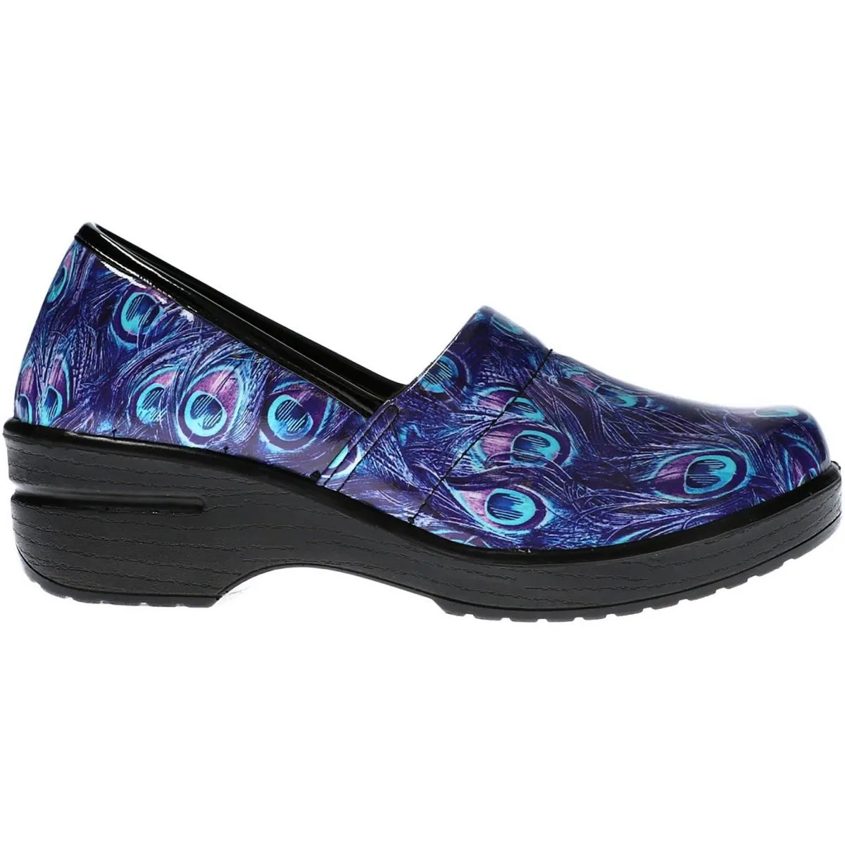 Laurie Womens Faux Leather Slip On Clogs