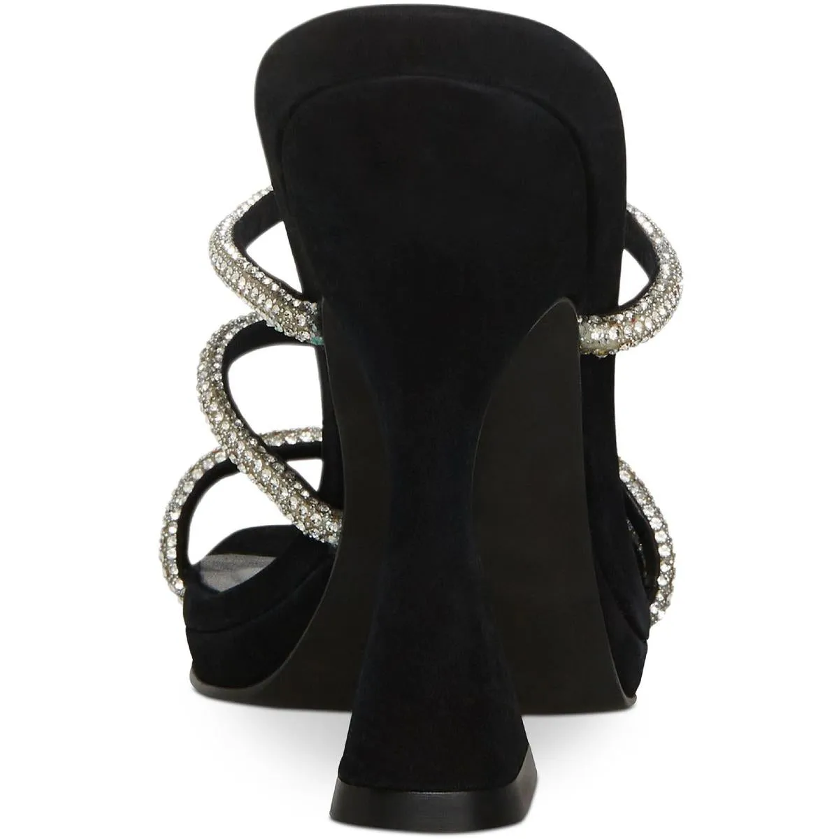 Libbie Womens Rhinestone Embellished Dress Heels