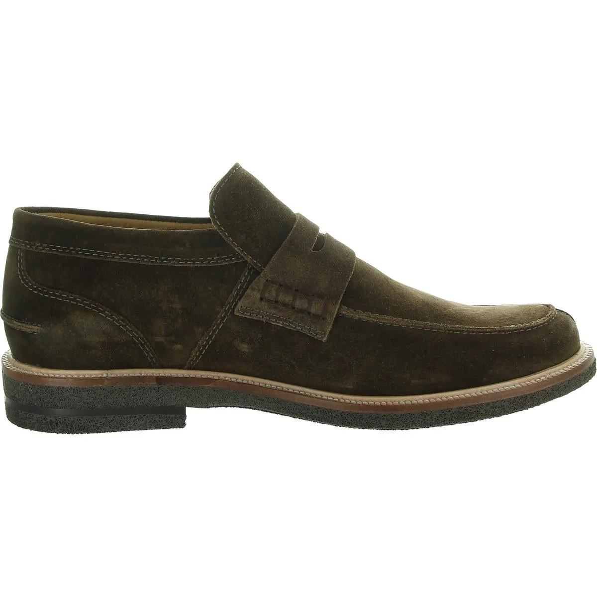 LucZB Mens Leather Slip On Loafers