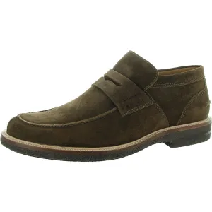 LucZB Mens Leather Slip On Loafers