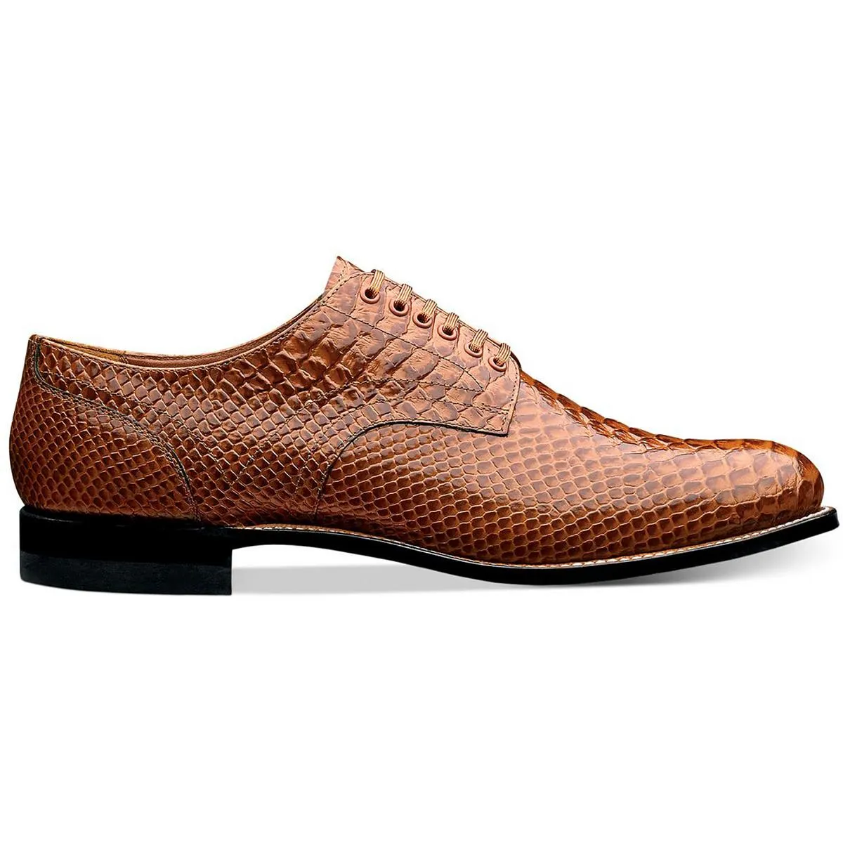 Madison Mens Snake Embossed Leather Oxfords