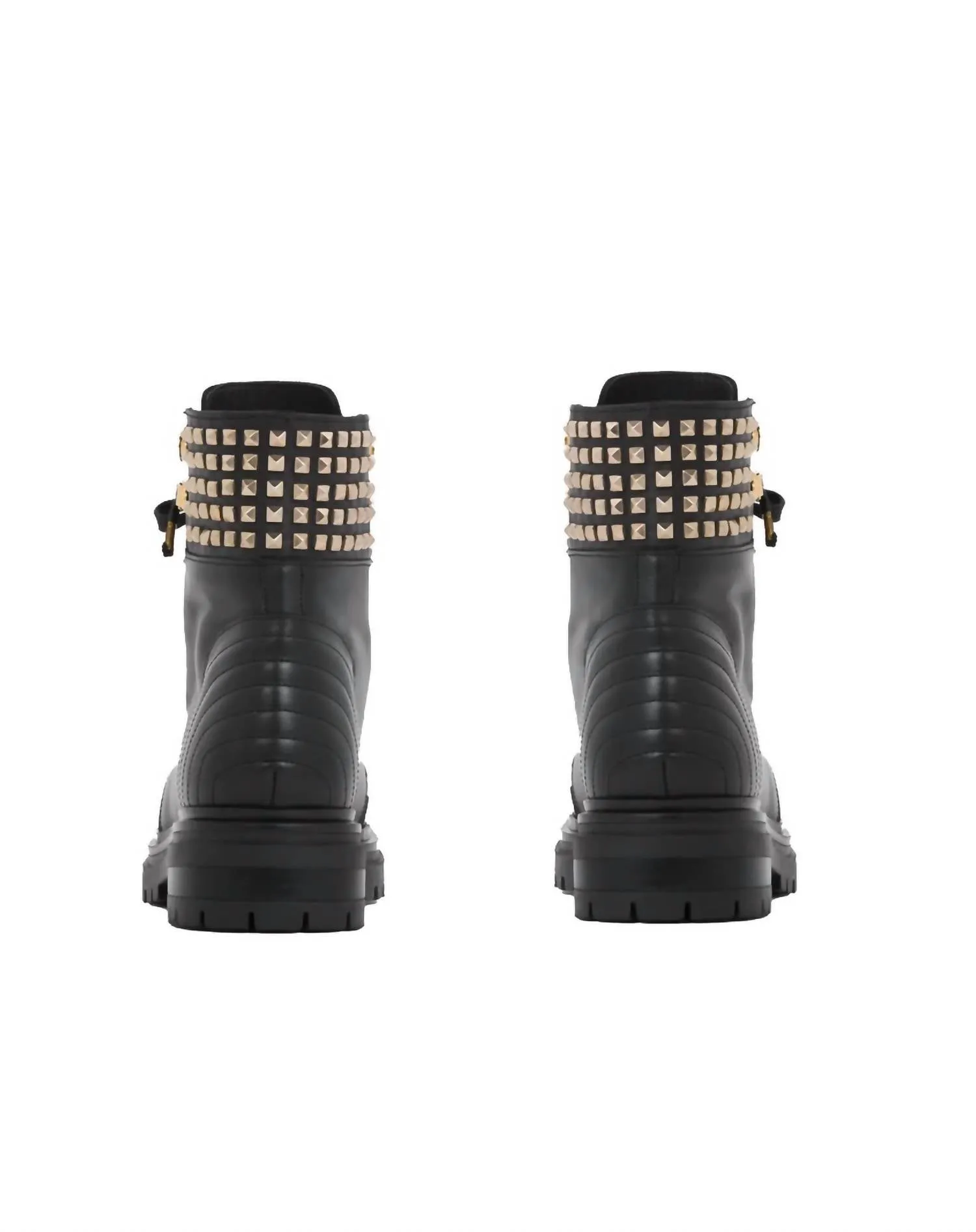 Mary Leather Boot In Black
