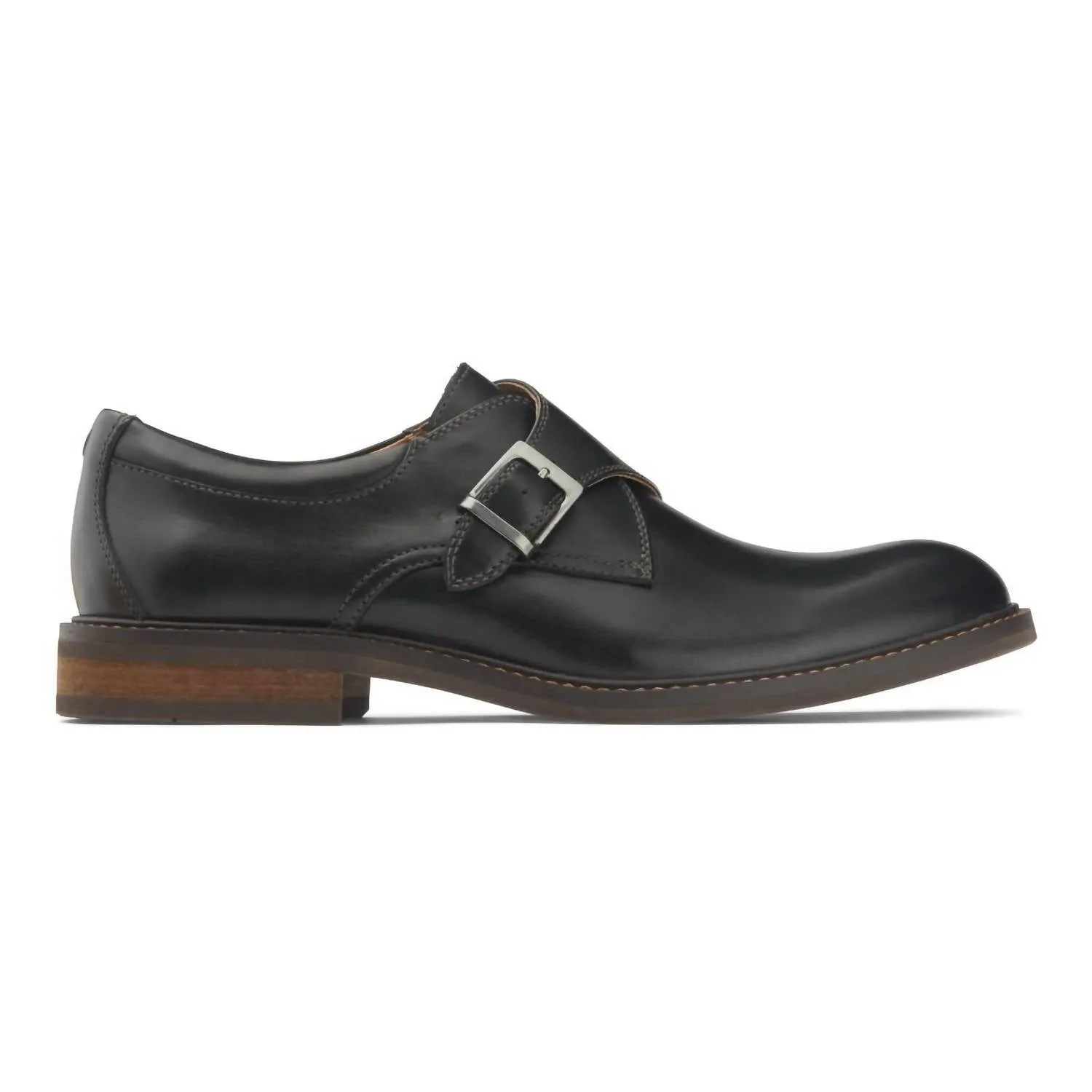 Men's Anders Monk Strap Shoes In Black