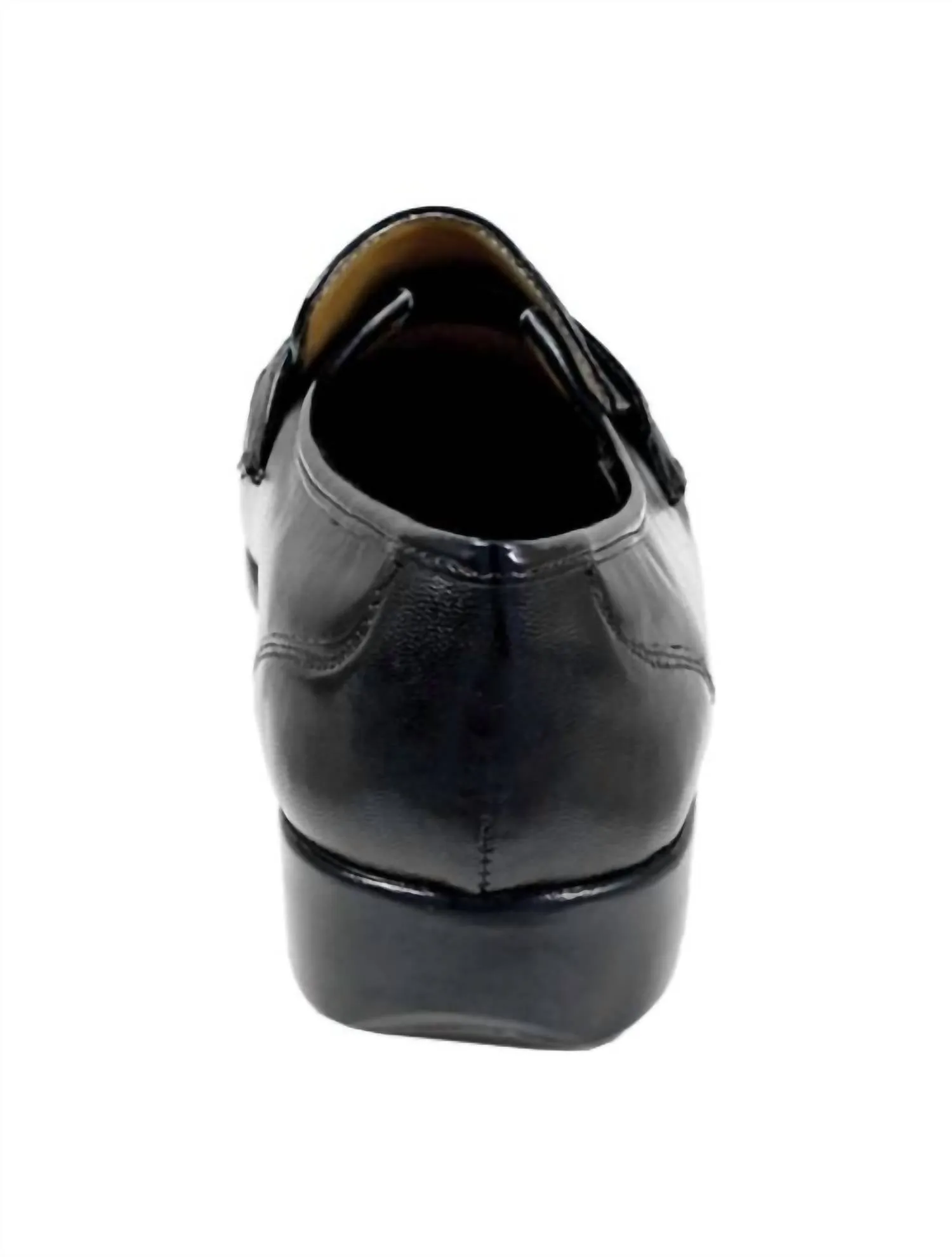 Men's Bentley Moc Toe Slip-On Shoe - Medium In Black