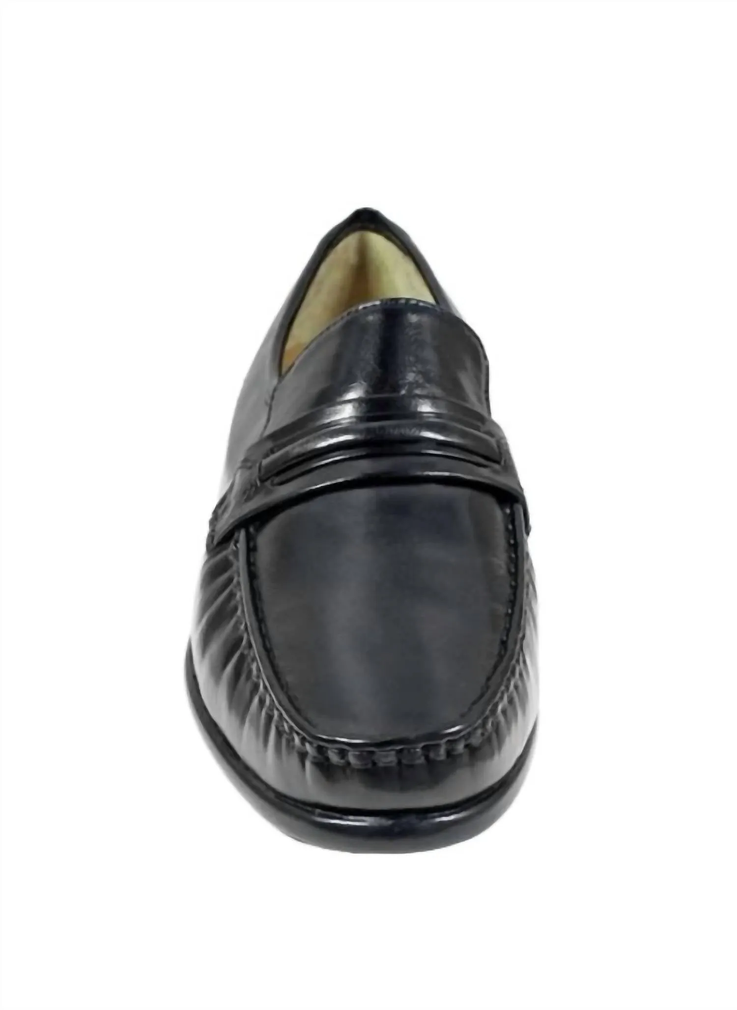 Men's Bentley Moc Toe Slip-On Shoe - Medium In Black