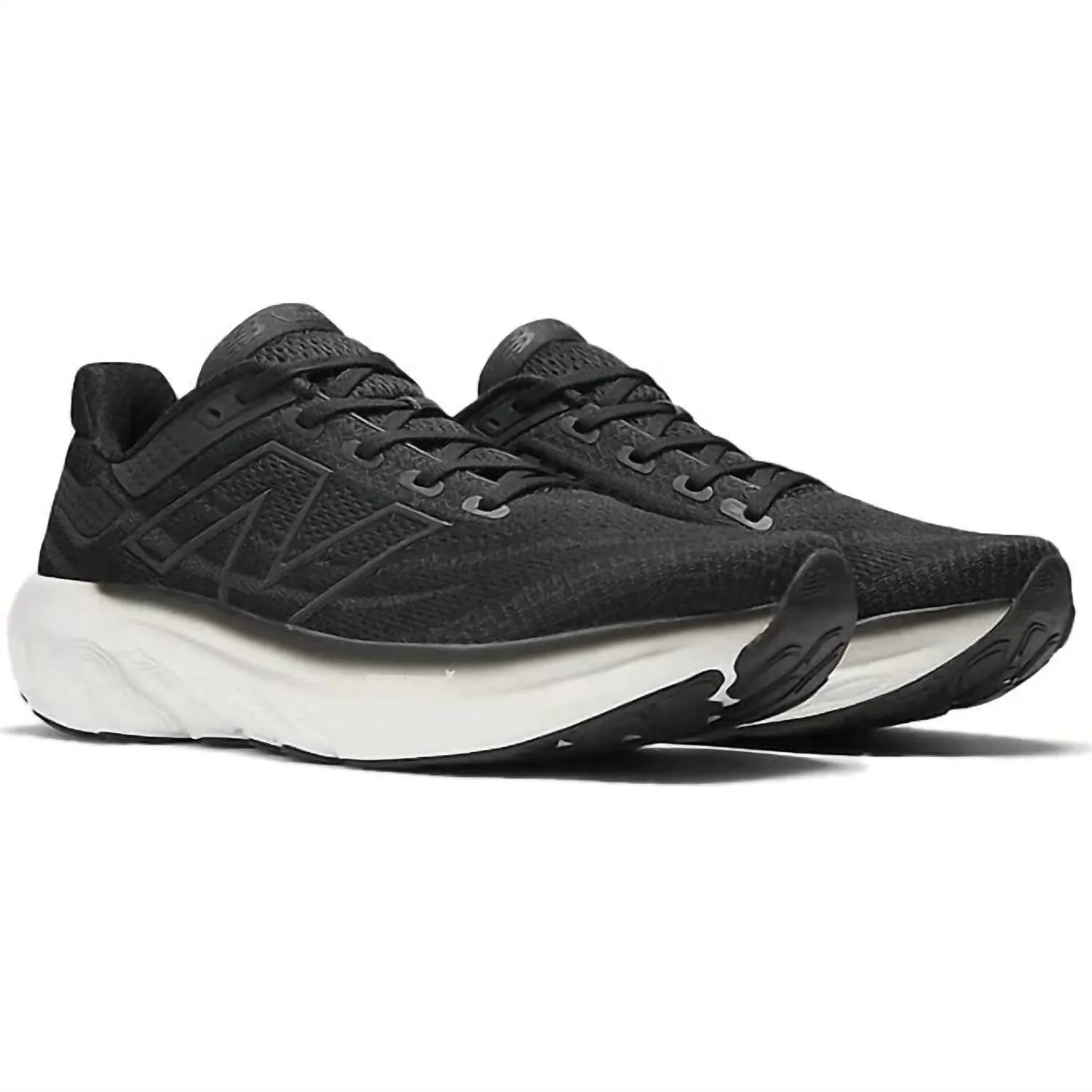 Men's Fresh Foam 1080V13 Running Shoes In Black/white