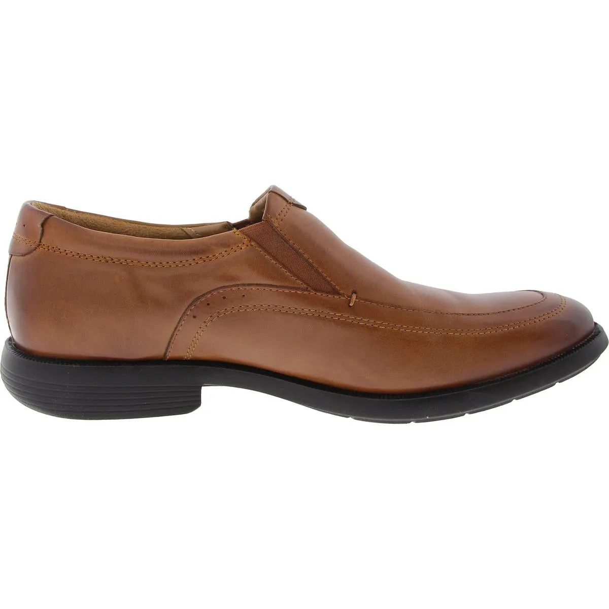 Mens Gel Comfort Faux Leather Loafers