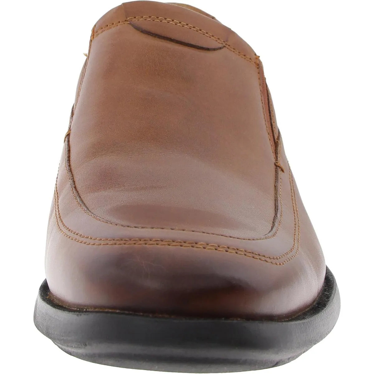 Mens Gel Comfort Faux Leather Loafers
