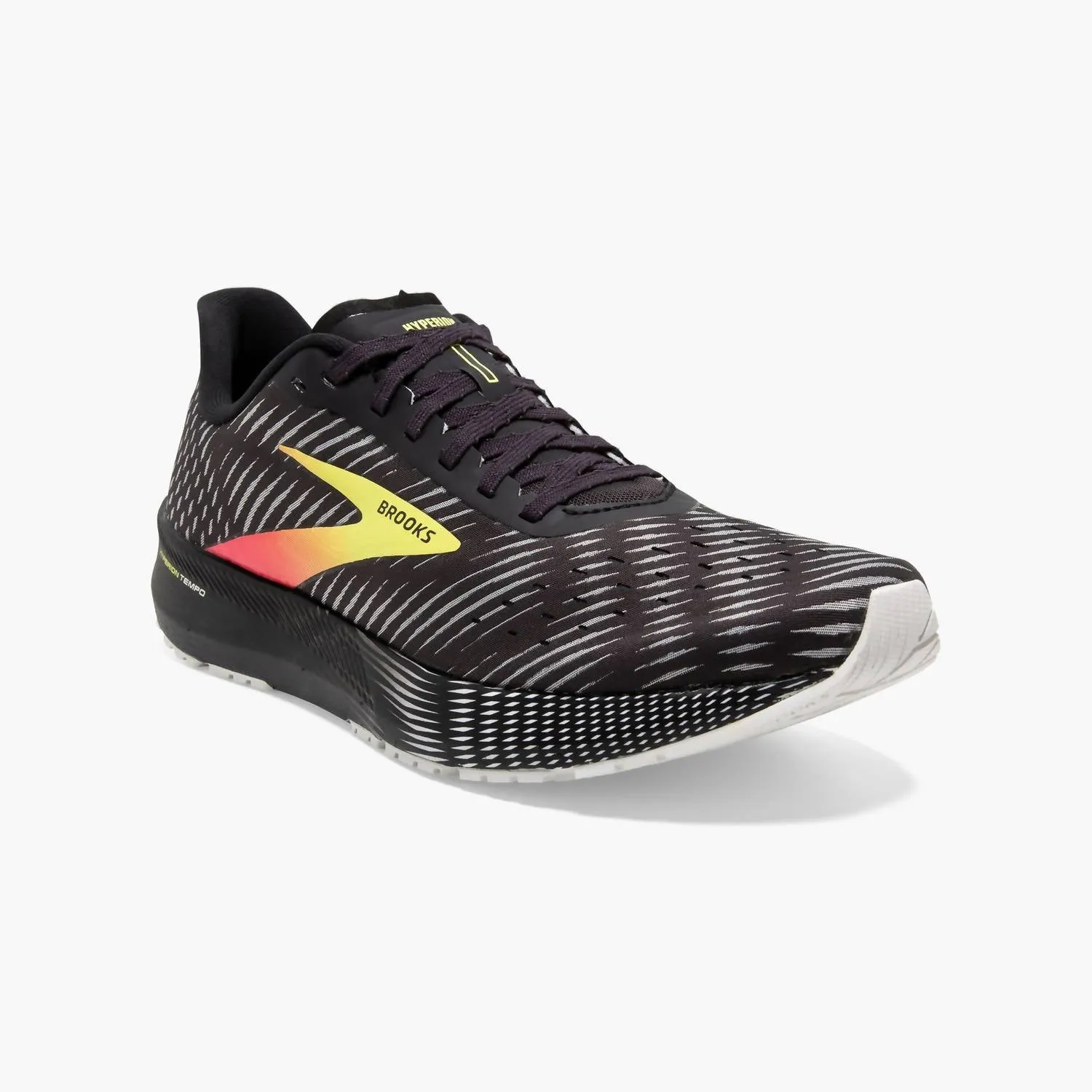 Men's Hyperion Tempo Running Shoes In Black/pink/yellow