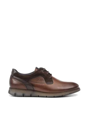 Men's Kiro Lace Up Derby Shoes In Cognac