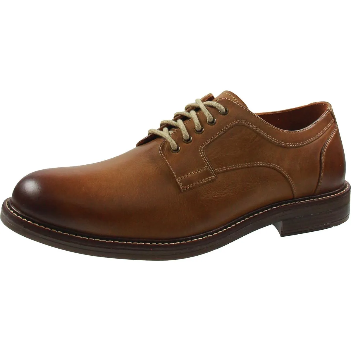 Mens Lace-Up Leather Oxfords