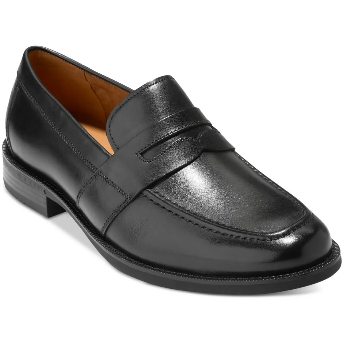Mens Laceless Leather Loafers