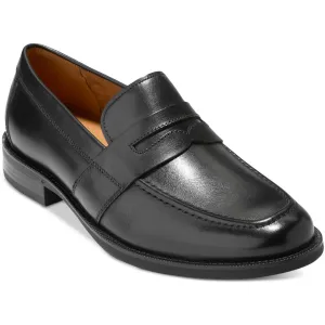 Mens Laceless Leather Loafers