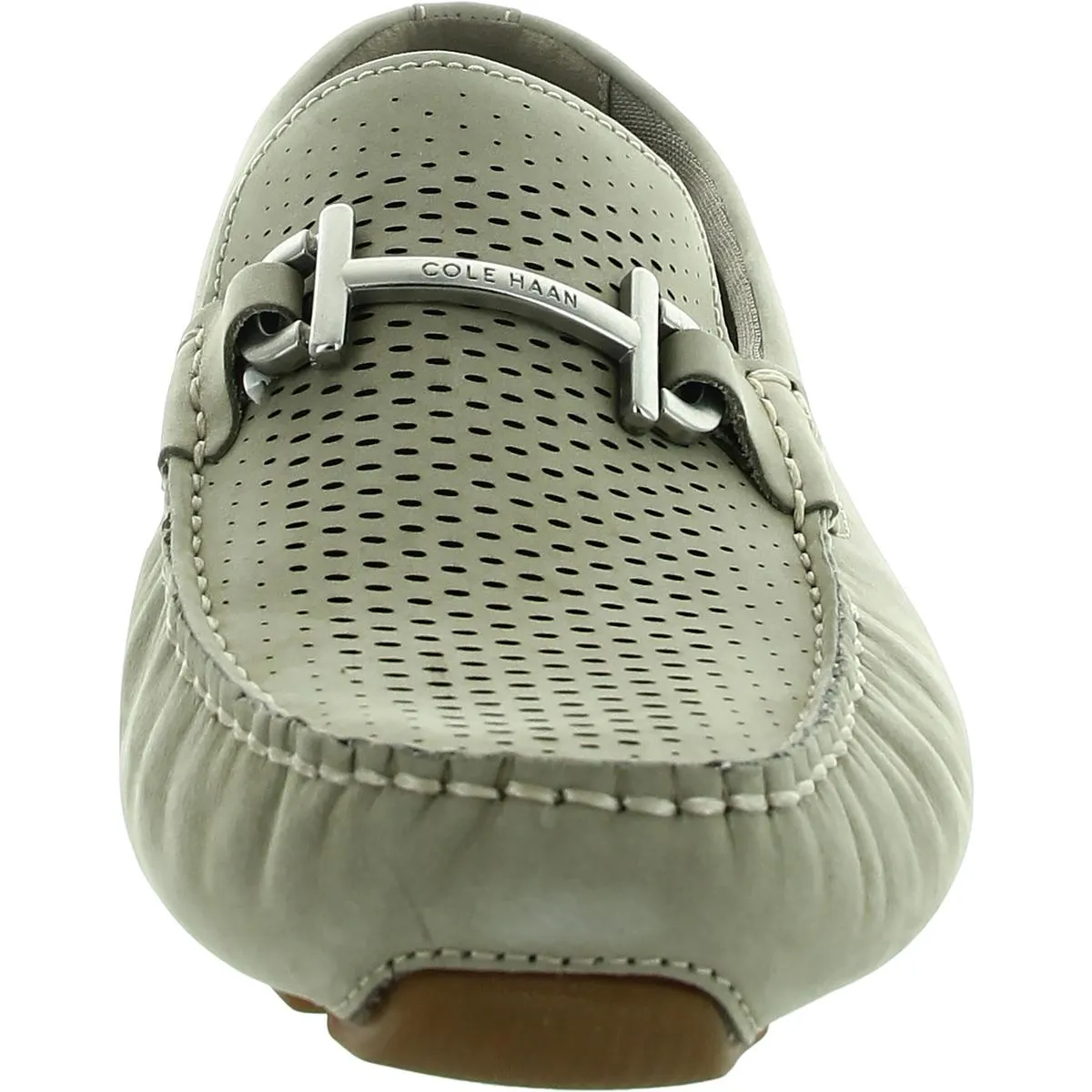 Mens Laser Cut Leather Loafers