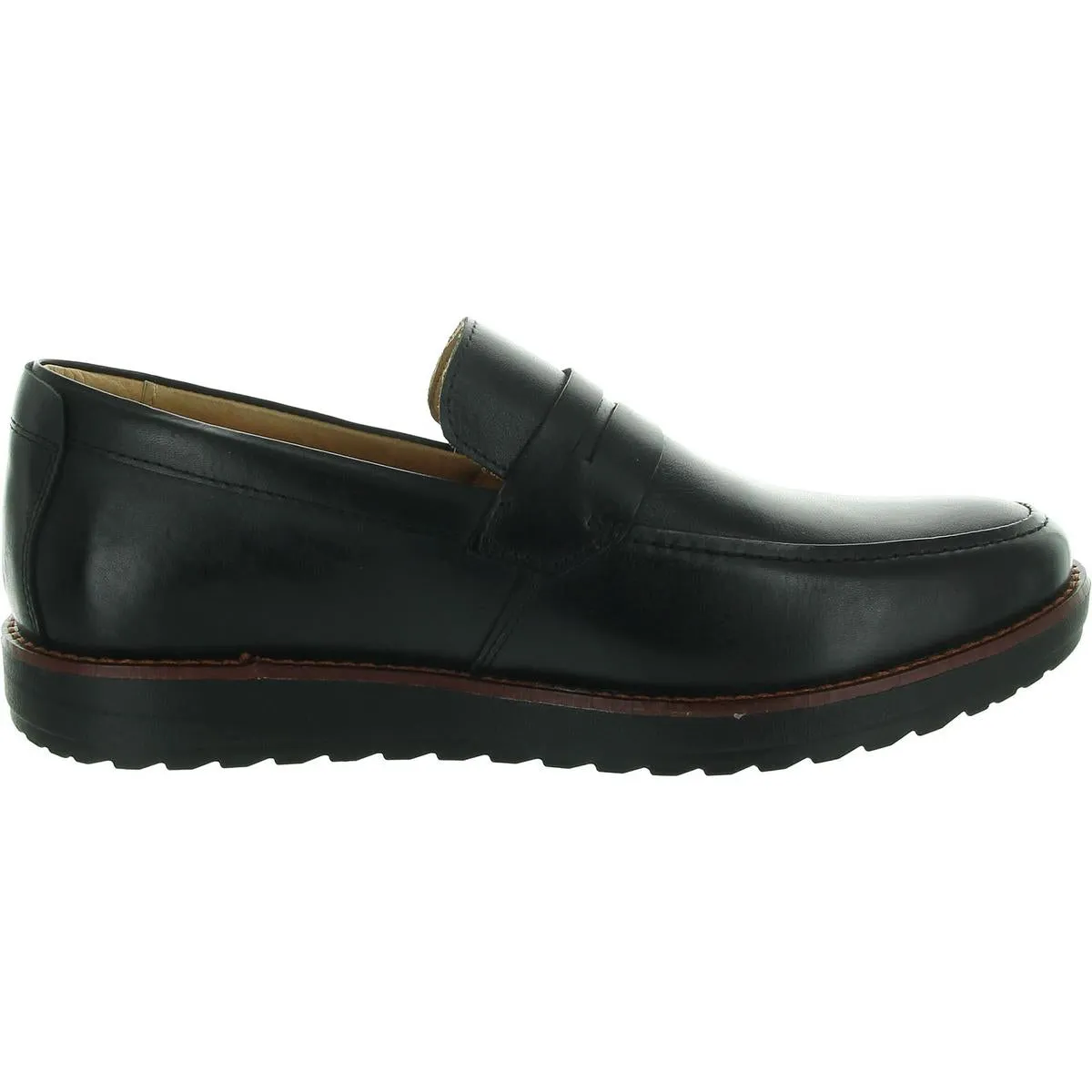 Mens Lined Leather Loafers