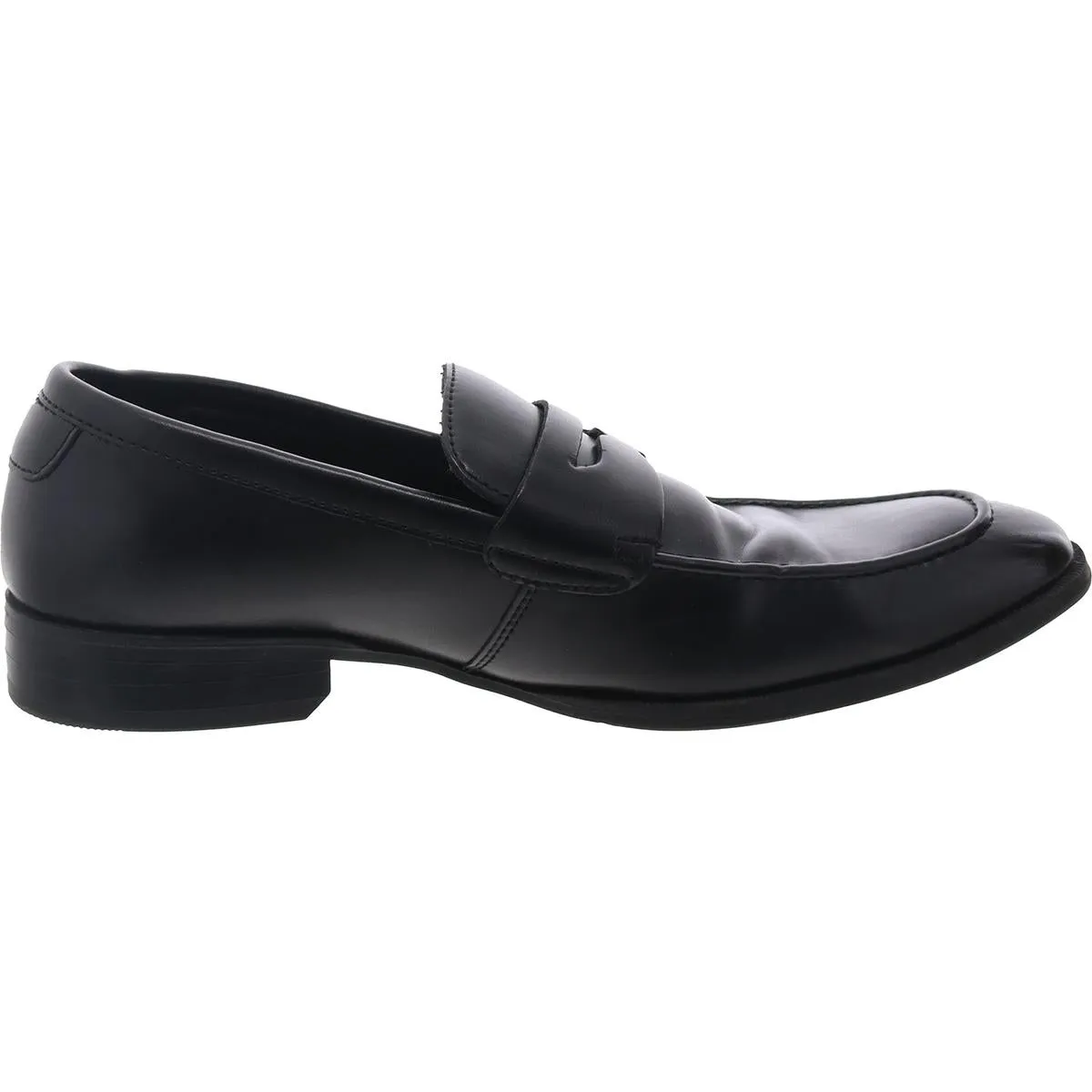 Mens Memory Foam Faux Leather Loafers
