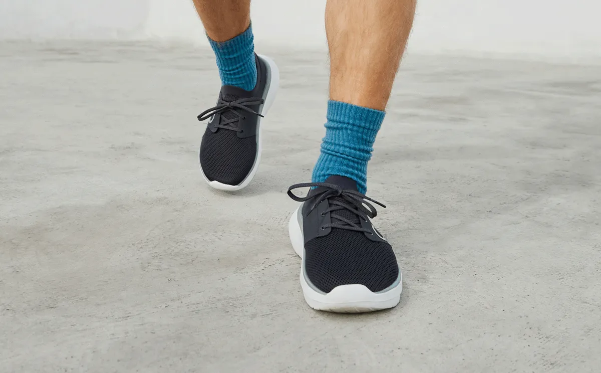 Men's OOmy Stride - White Black