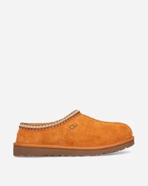 Men's Shaggy Suede Tasman Clogs Dark Apricot