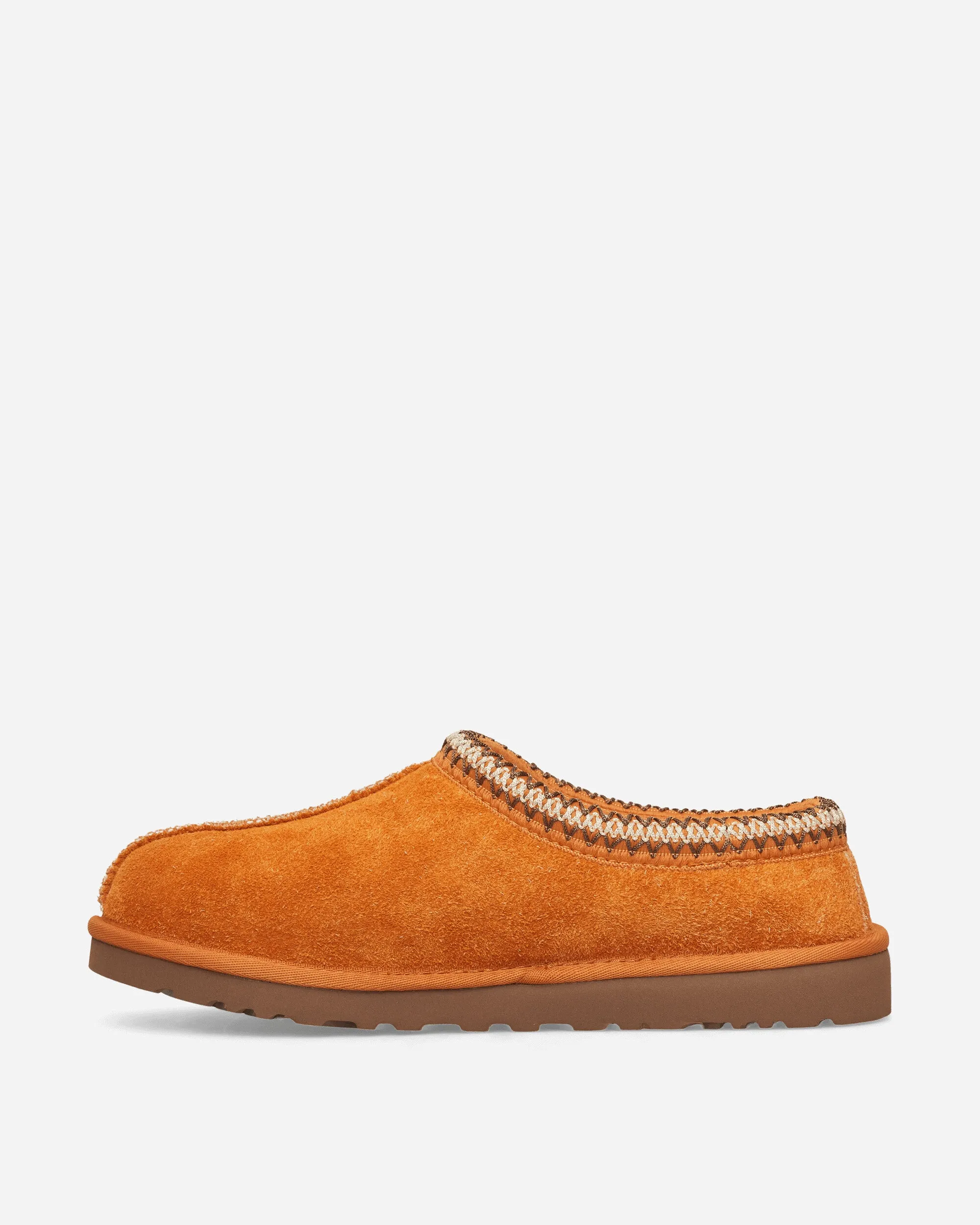 Men's Shaggy Suede Tasman Clogs Dark Apricot