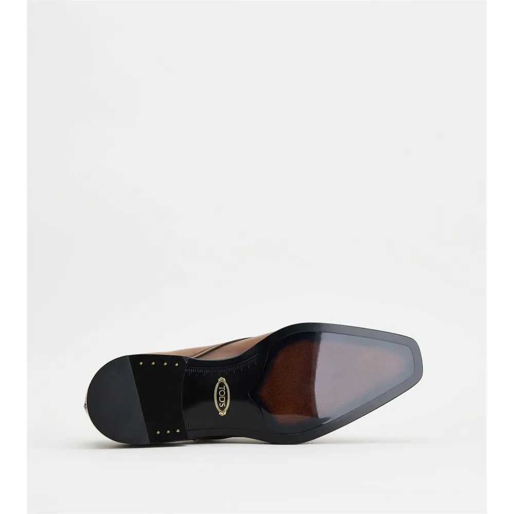 Monkstraps in Leather