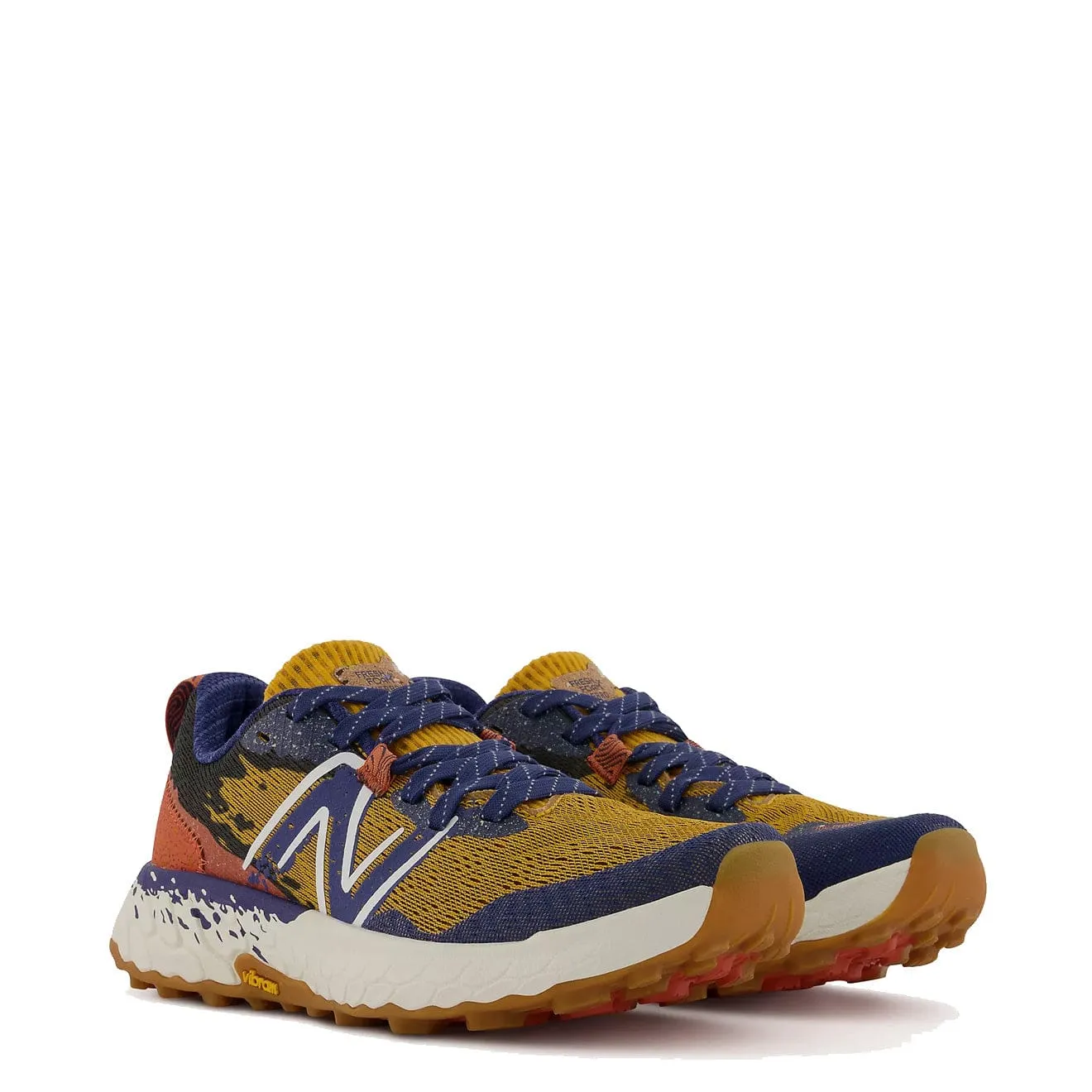 New Balance Womens Fresh Foam Hierro v7 Golden Hour / Moon Shadow / Red Clay