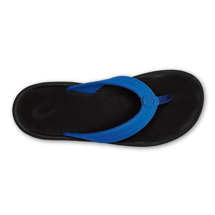 OluKai Women's Ohana Thong Sandal in Blossom/Lava Rock