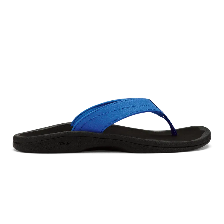 OluKai Women's Ohana Thong Sandal in Blossom/Lava Rock