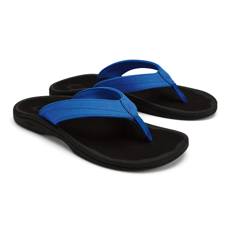 OluKai Women's Ohana Thong Sandal in Blossom/Lava Rock