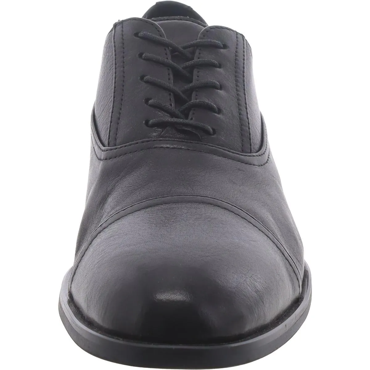 Princeton Mens Leather Lace-Up Oxfords