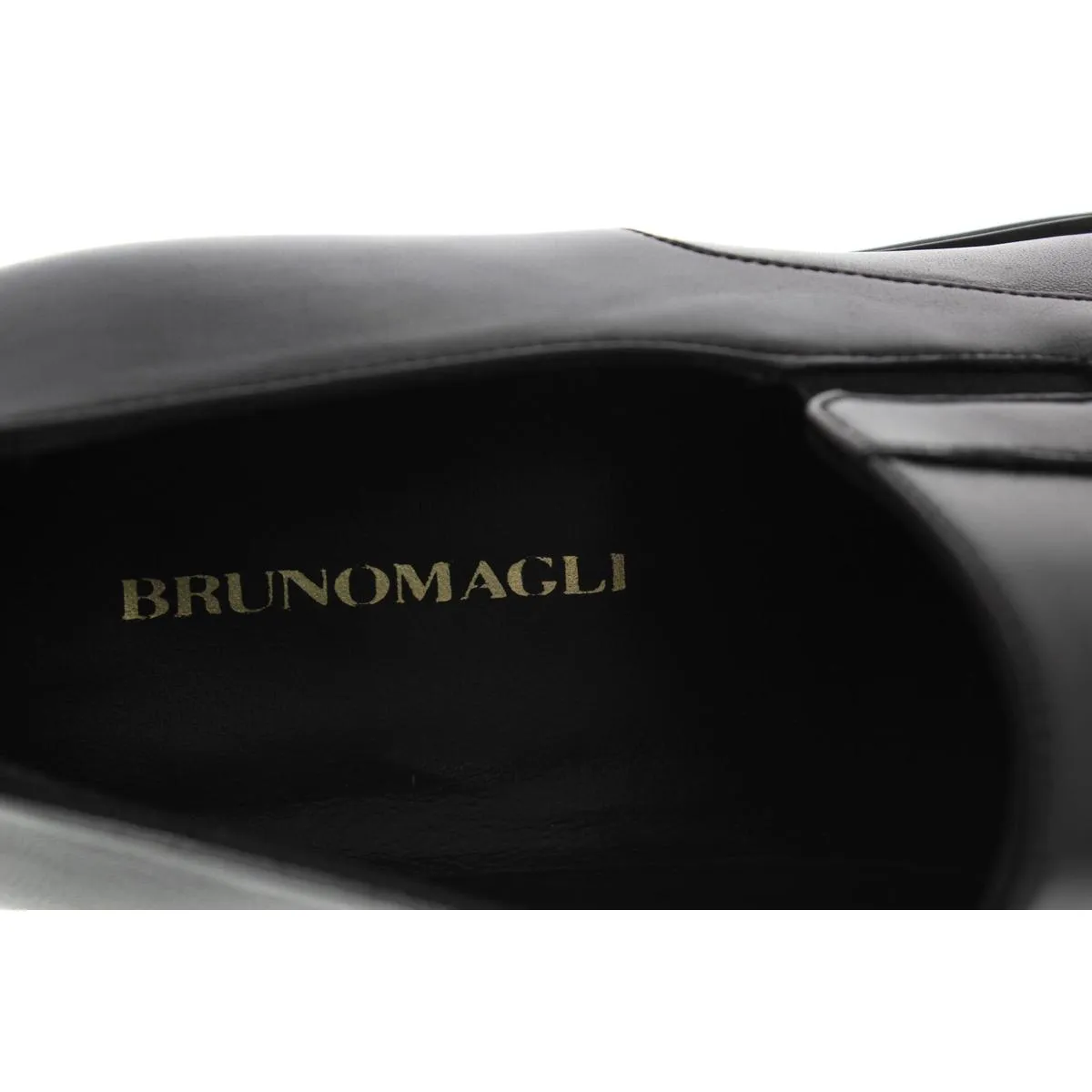 Raging Mens Leather Slip On Loafers