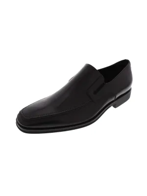 Raging Mens Leather Slip On Loafers
