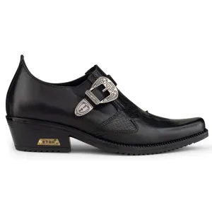 Real Leather Snake Western Cowboy Shoes