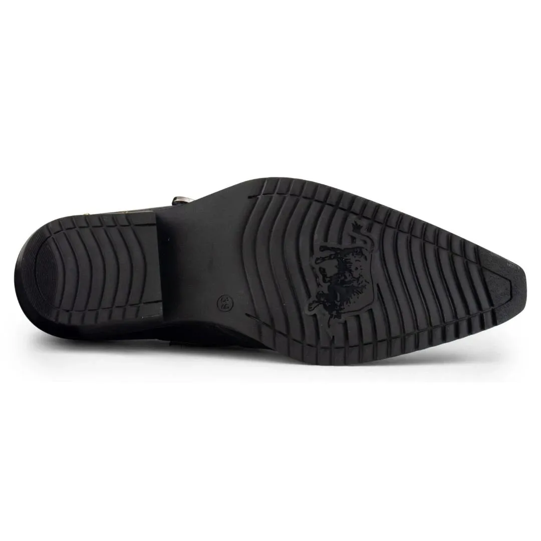 Real Leather Snake Western Cowboy Shoes