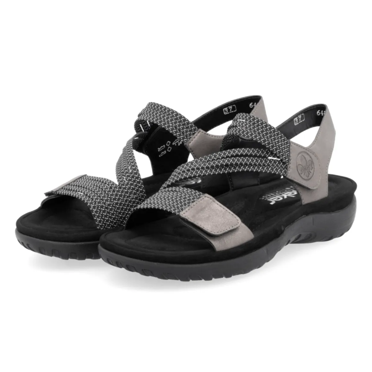 Rieker Women's 64870-42 Franja Mineral/Black/White