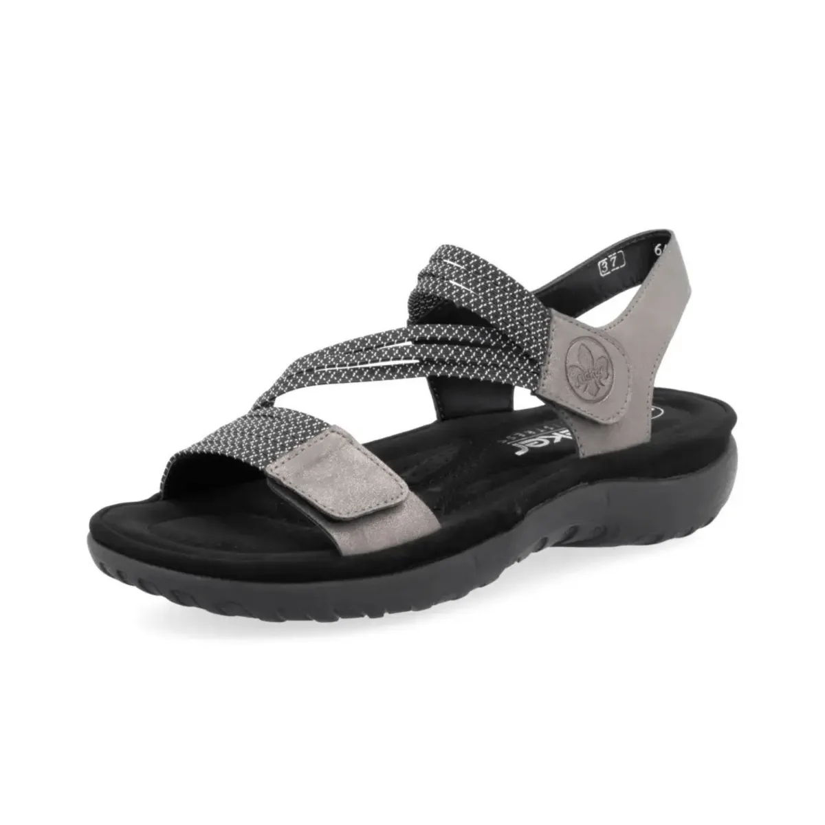Rieker Women's 64870-42 Franja Mineral/Black/White