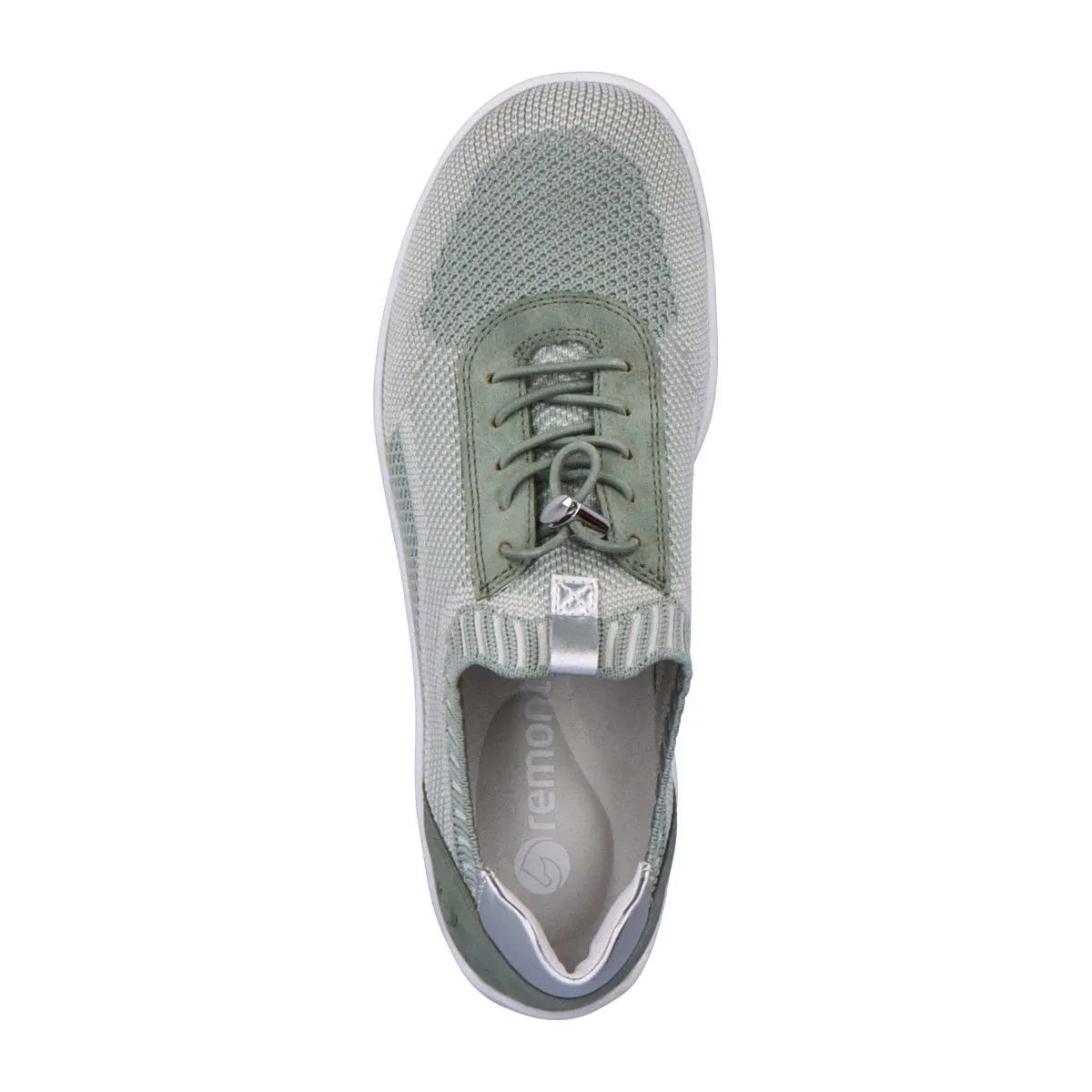 Rieker Women's R3518-52 Liv Mint/Silver Mesh
