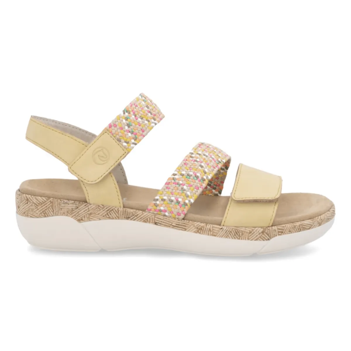 Rieker Women's R6861-68 Jocelyn Yellow Multi Leather