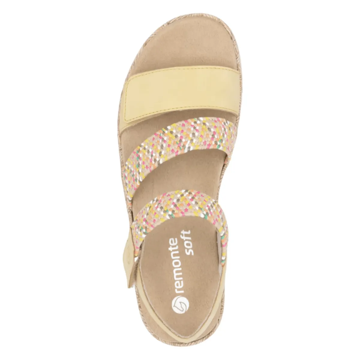 Rieker Women's R6861-68 Jocelyn Yellow Multi Leather